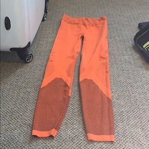 Orange medium Adidas leggings only worn once